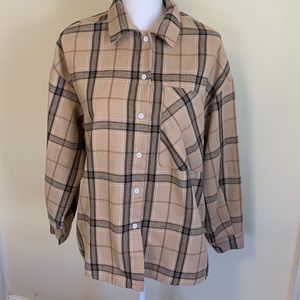 SHEIN plaid flannel